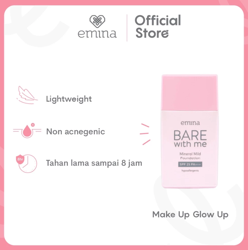 Emina Cosmetics Bare with Me Mineral Mild Foundation