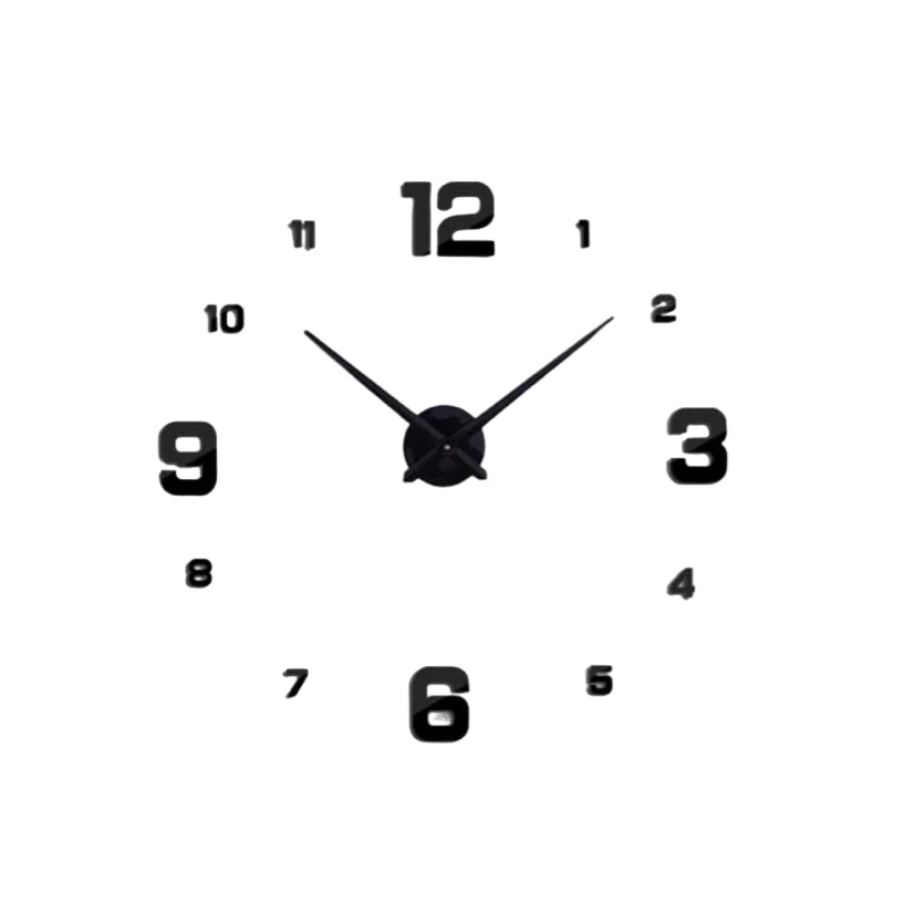 Taffware Jam Dinding Besar  ｜ DIY-102