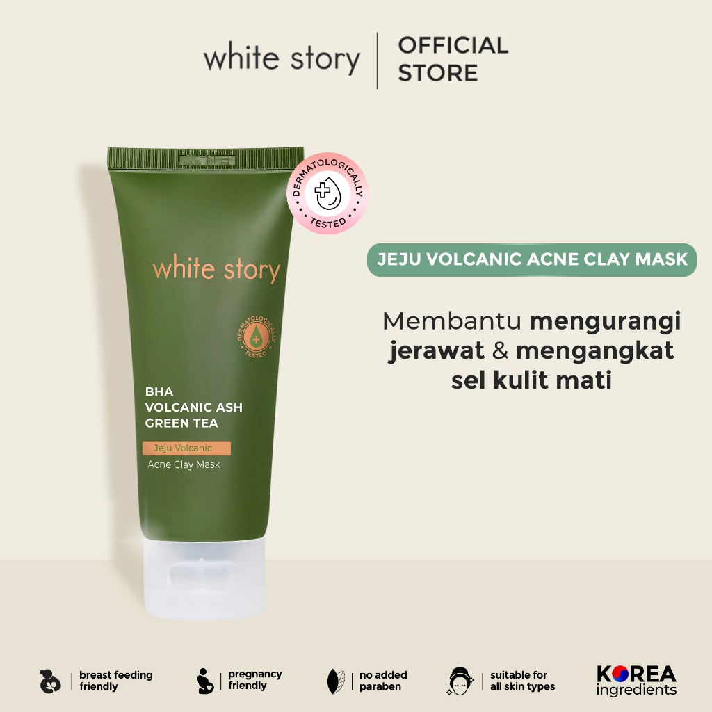 White Story  Jeju Volcanic Acne Clay Mask