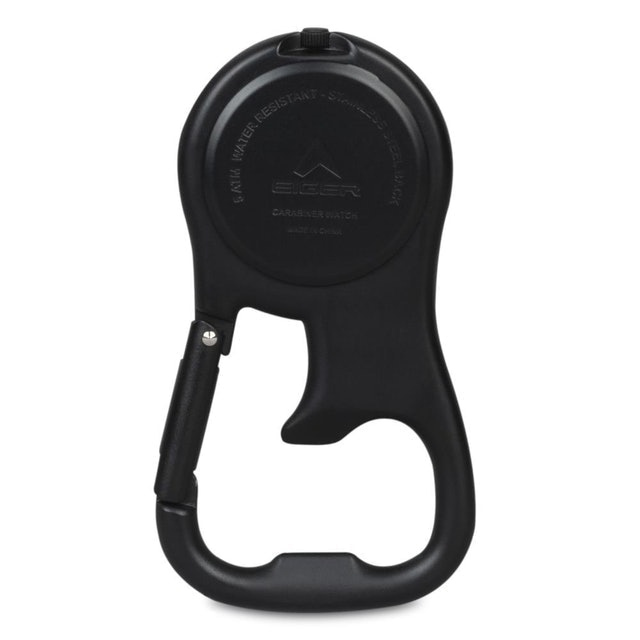 CARABINER COMPASS WATCH BLACK