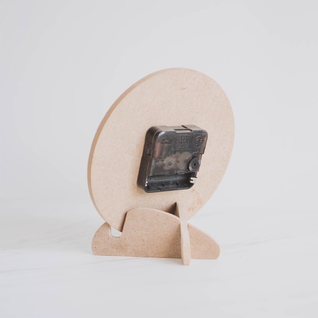 Wooden Projects Jam Meja Dekorasi Kamar