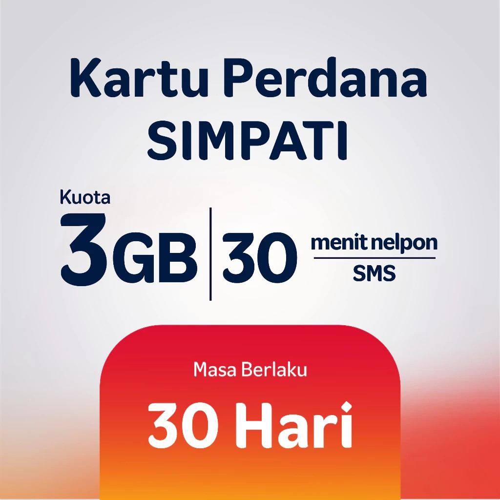 Telekomunikasi Selular SIMPATI Terbaik Untukmu 3GB