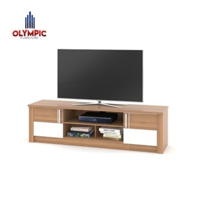 Olympic  Meja TV Series Audio Visual Rack AVR Latte