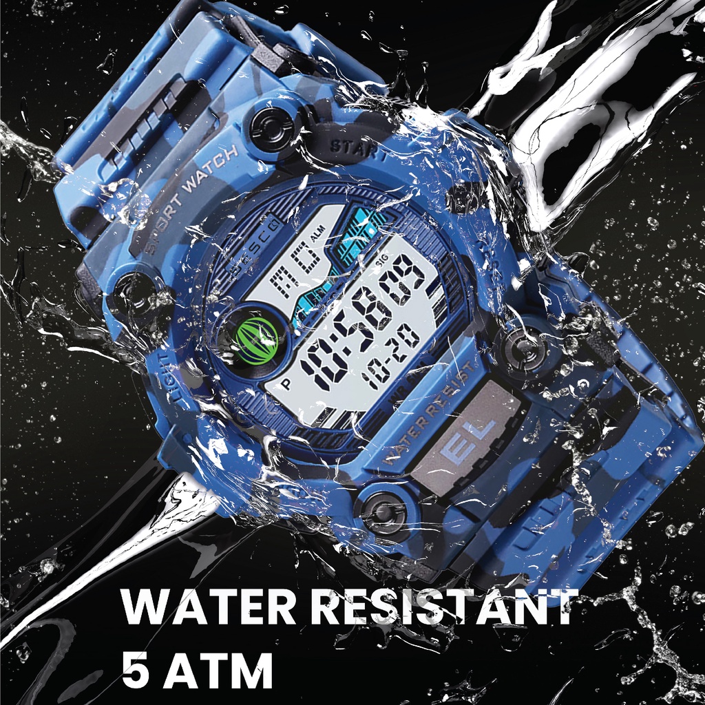 Sesco Jam Tangan Digital Anak 8110 