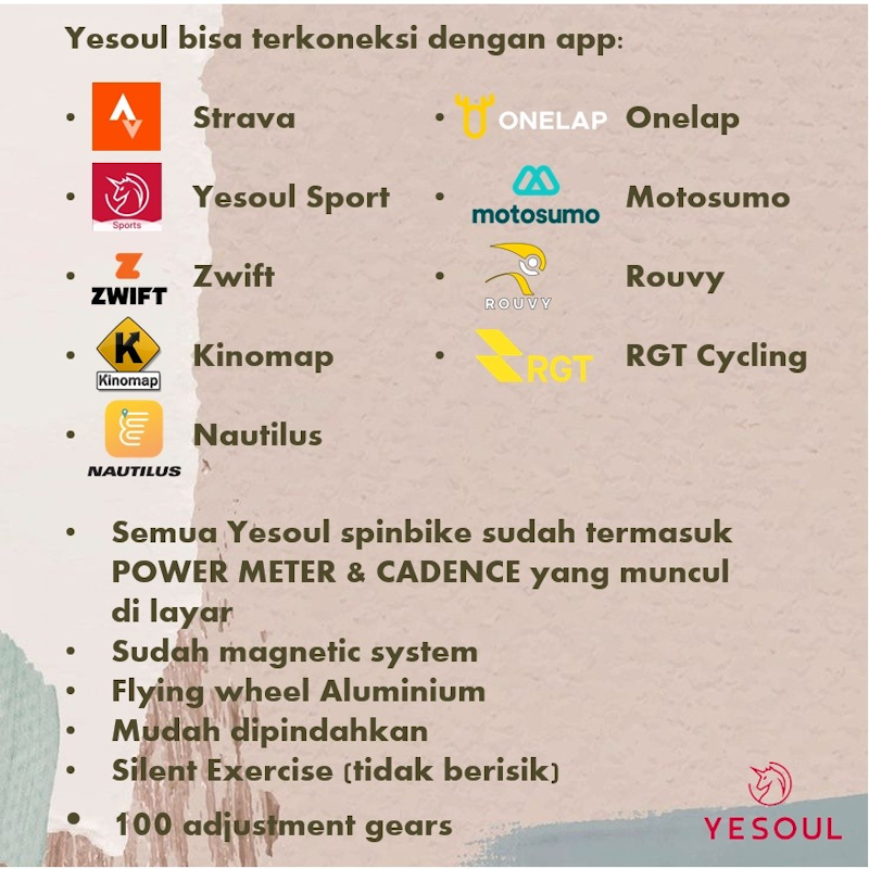 Yesoul Indoor Spinning Bike 3