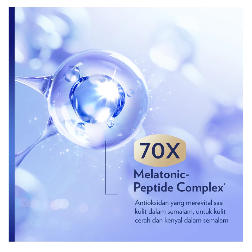 Unilever Indonesia Vaseline® Healthy Bright Gluta-Hya Serum Burst Lotion Overnight Radiance Repair 