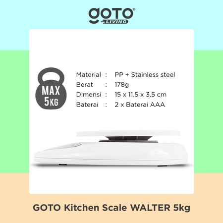 GOTO Living GOTO Walter Timbangan Dapur Digital