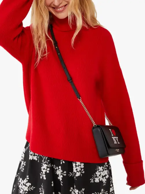 Kate Spade I Heart NY X Kate Spade Flap Chain Wallet k5298