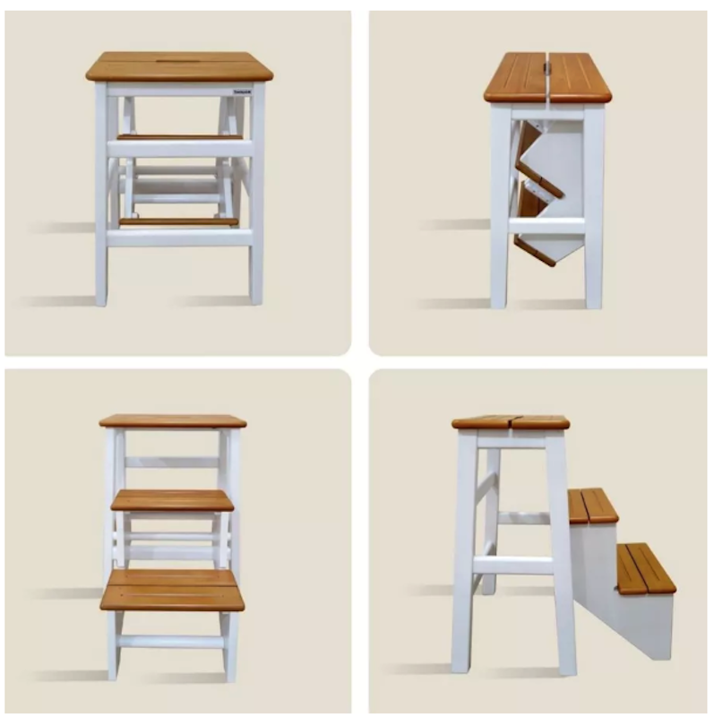 Toraya Tangga Lipat Kayu 3