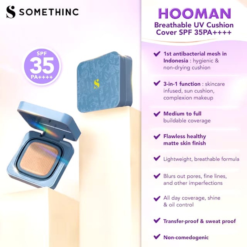 HOOMAN Breathable Cushion Cover SPF 35 PA++++ C01 Perle 2