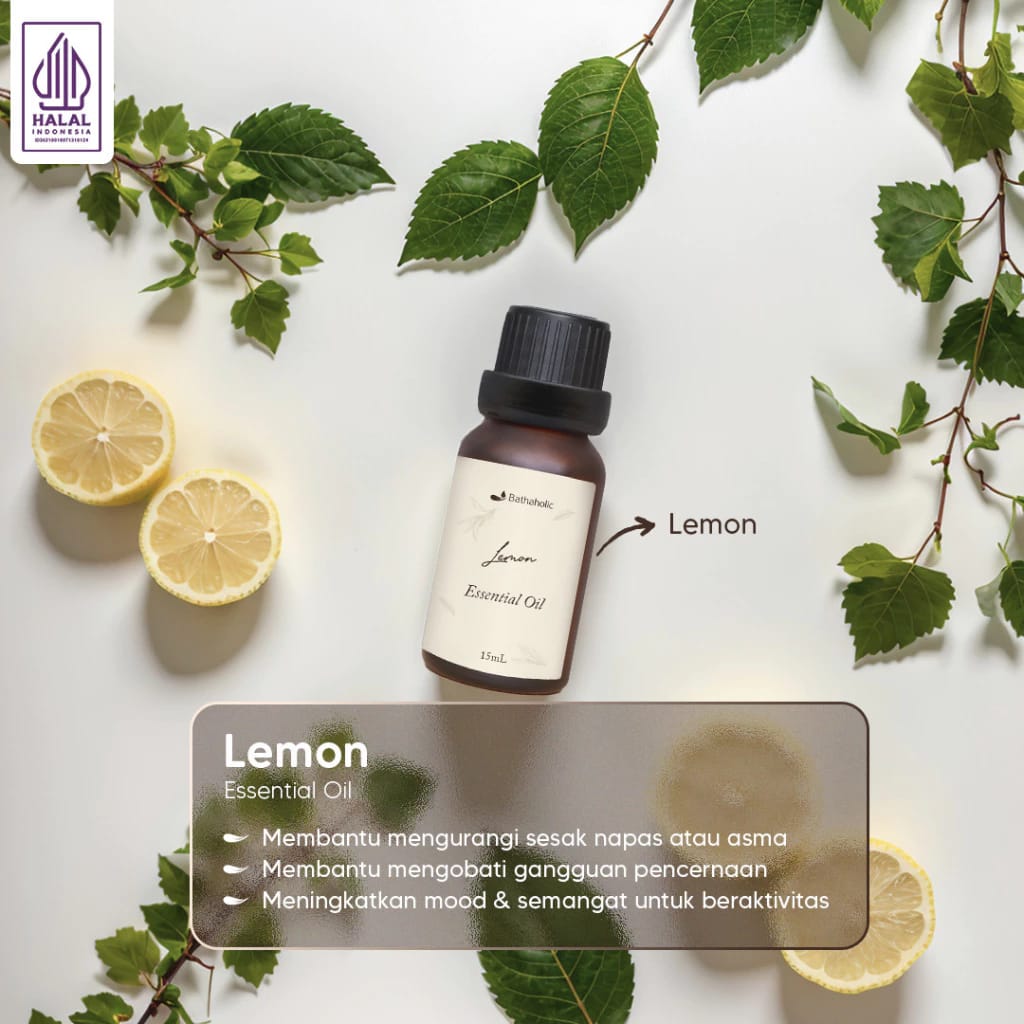 Kreasi Indah Alam Bathaholic Lemon Essential Oil 