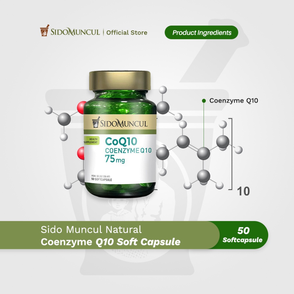 Sido Muncul  Sido Muncul Natural CoQ10 Coenzyme Q10