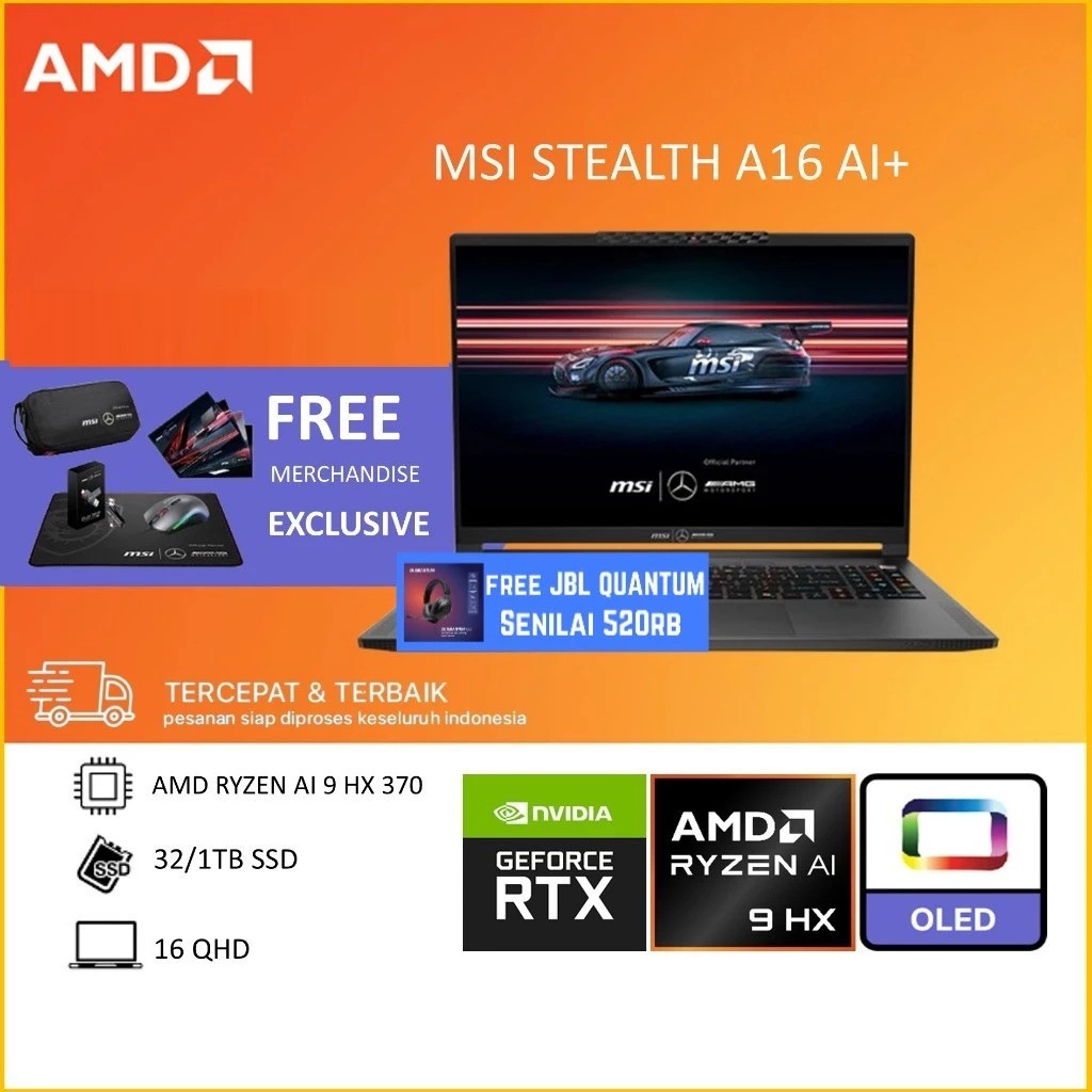 MSI Stealth A16 MercedesAMG AI+ A3XWGG-023ID