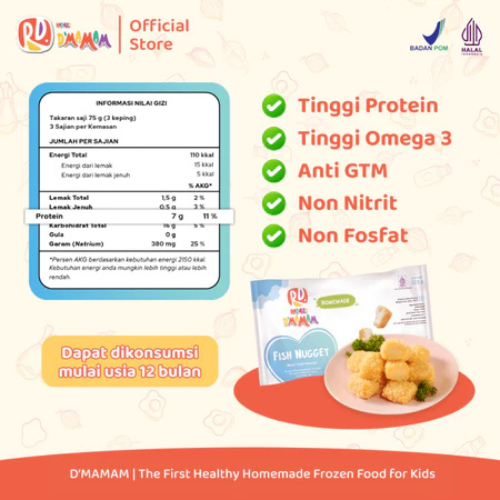 Dmamam Sehatin Indonesia D'mamam Fish Nugget 