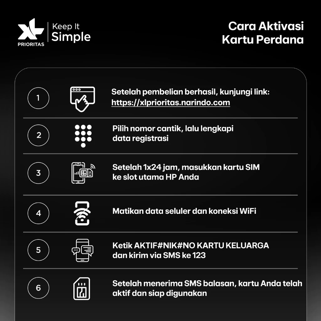 XL Axiata XL Prioritas Gold Unlimited 60GB/bulan