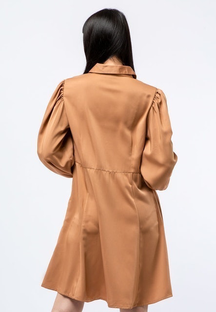 Delamibrands The Executive Long Sleeves Mini Dress