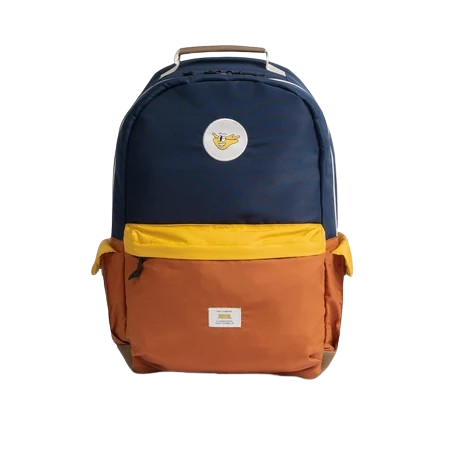 Artch Back To School Backpack Navy Orange