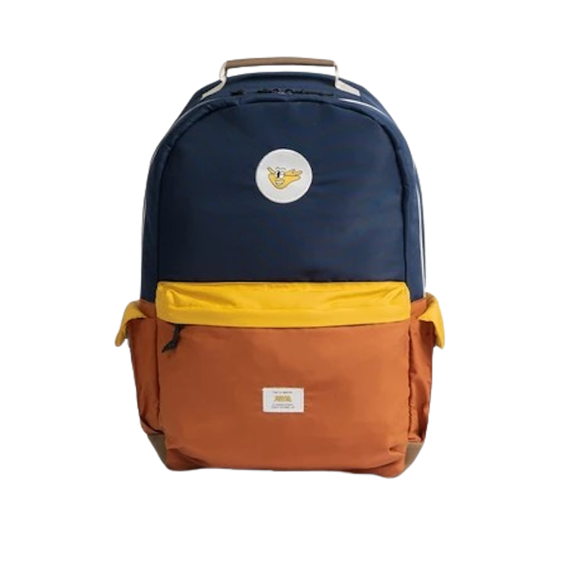 Artch Back To School Backpack Navy Orange 1