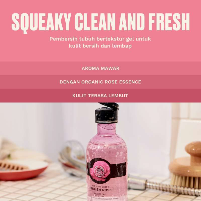 British Rose Shower Gel