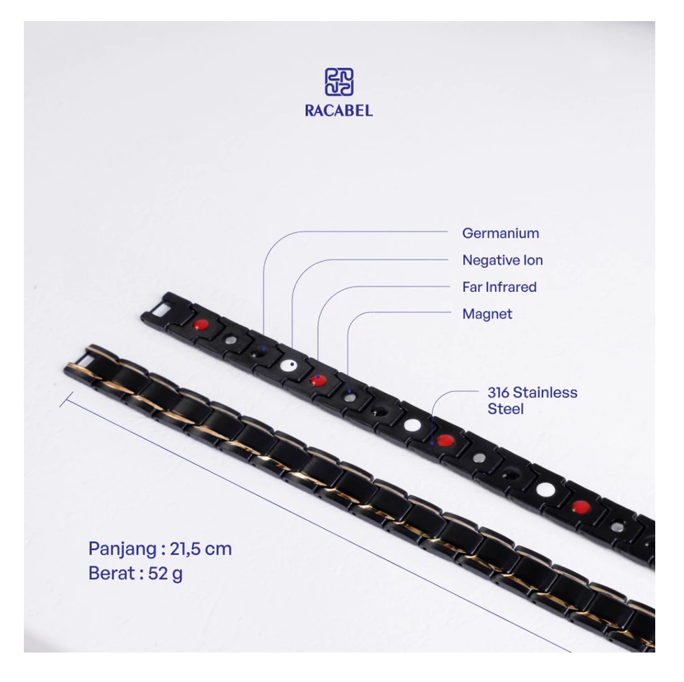  Racabel Apertor Gelang Terapi Kesehatan Bio Magnetik