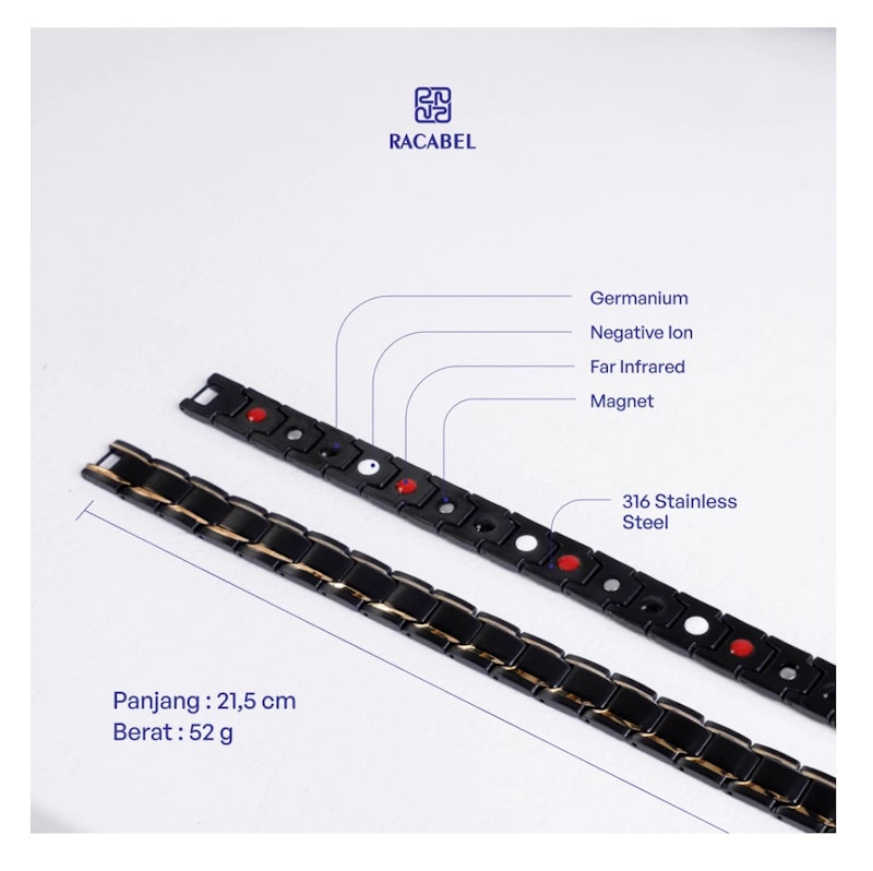 Racabel Apertor Gelang Terapi Kesehatan Bio Magnetik 5