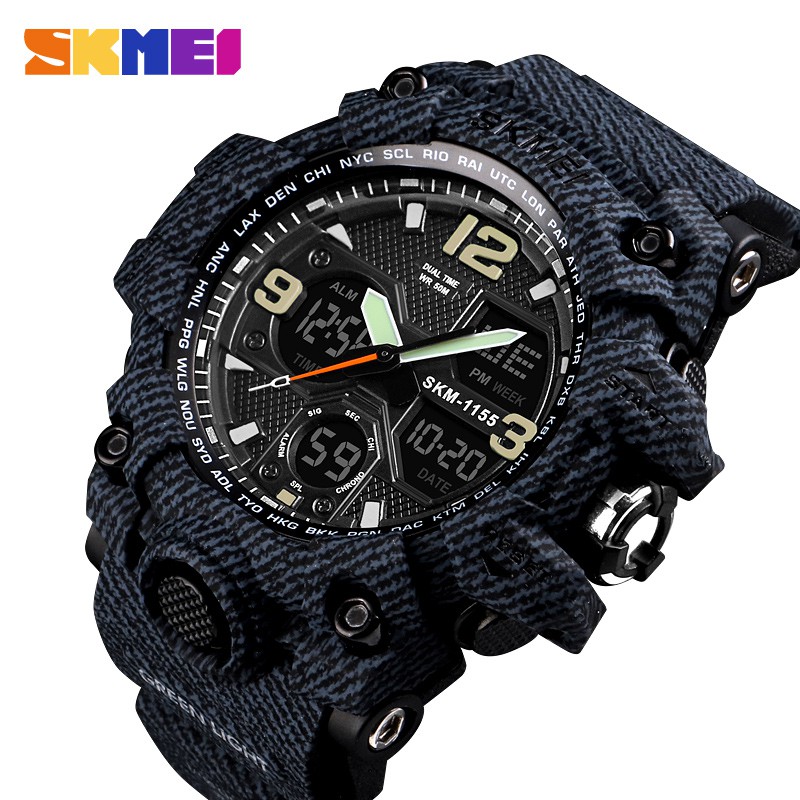 SKMEI Jam Tangan Analog Digital AD1155