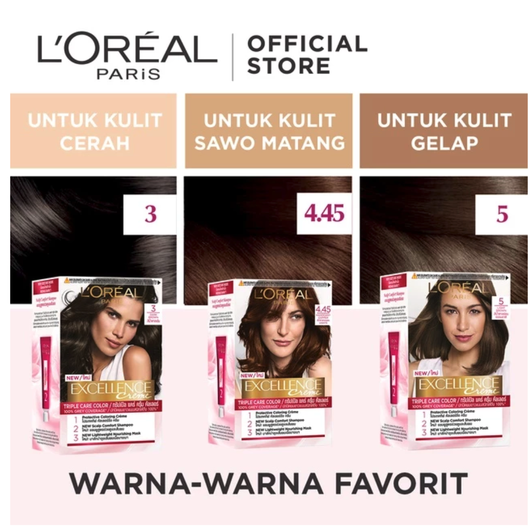 L’Oréal L’Oréal Paris Excellence Créme 3 Dark Brown