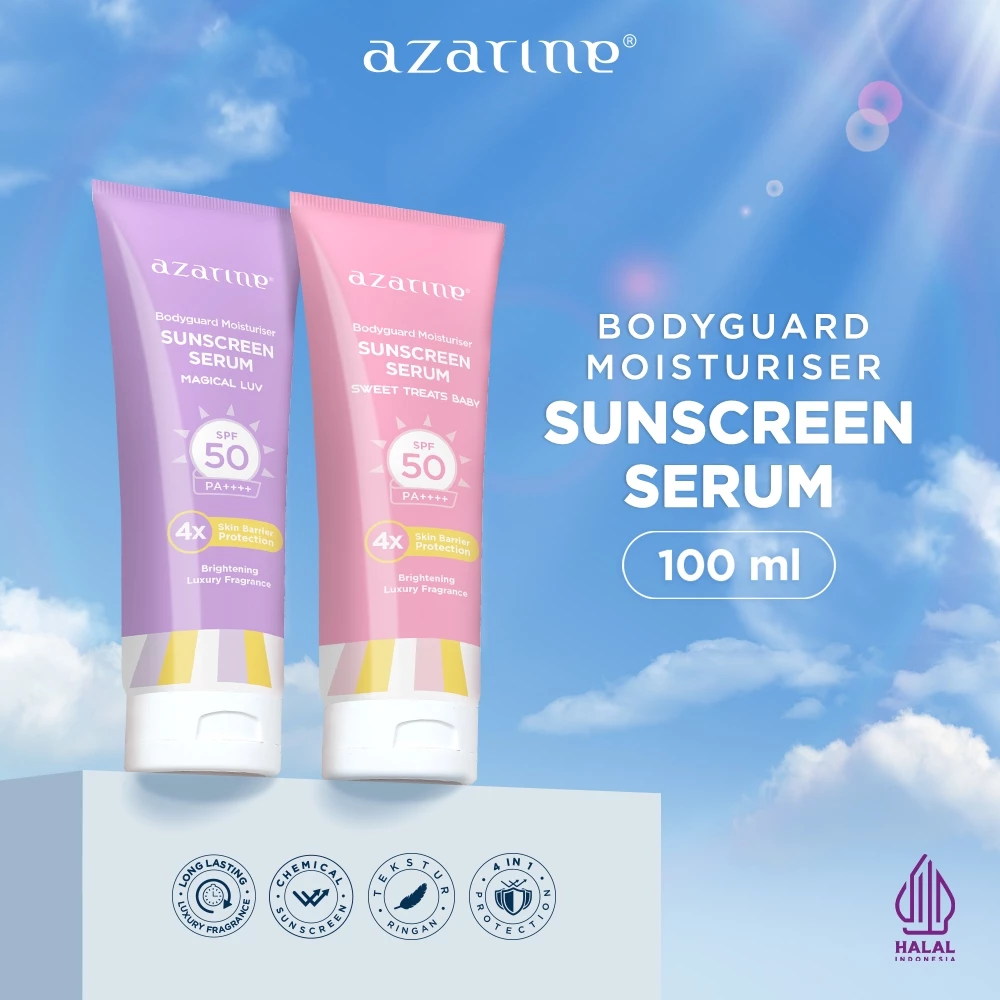 Wahana Kosmetika Indonesia Azarine® Bodyguard Moisturizer Sunscreen Serum