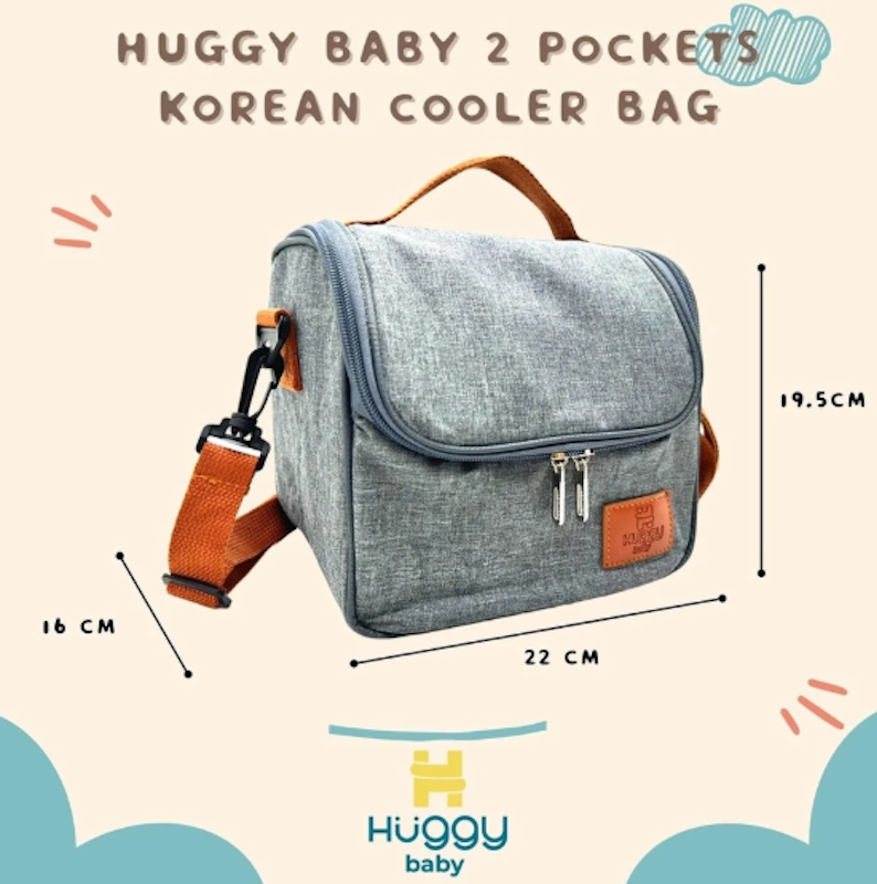 Huggy Baby 2 Pockets Korean Cooler Bag 5