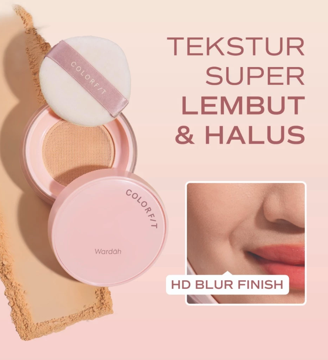 Paragon Technology and Innovation Wardah Colorfit HD Blurify Loose Powder 22N Light Ivory