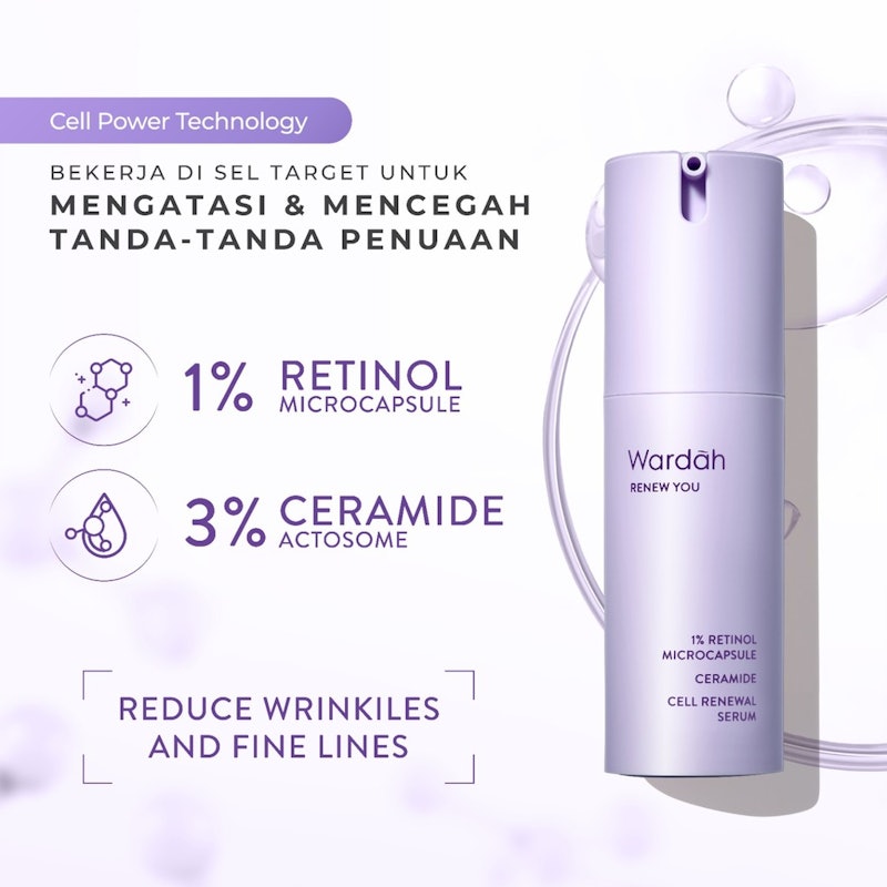 Renew You 1% Retinol Microcapsule Ceramide Cell Renewal Serum 4