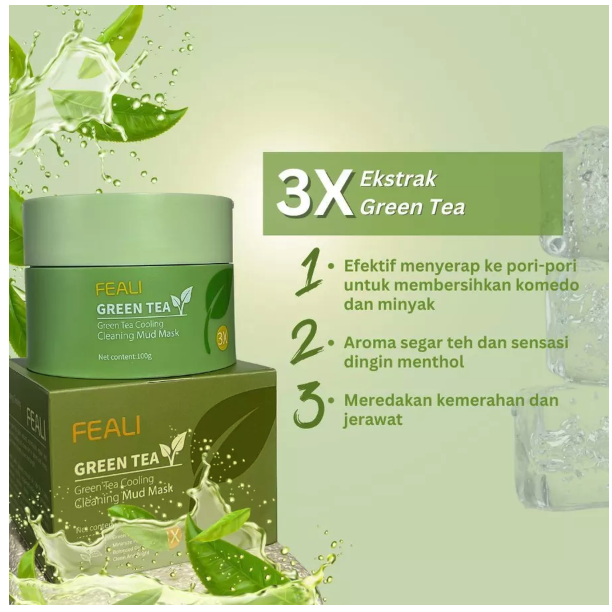 FEALI  FEALI Green Tea Cooling Cleaning Mud Mask 