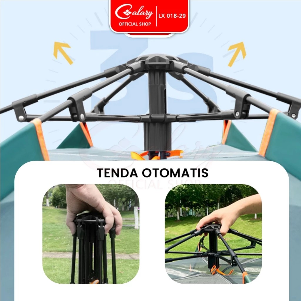  CALARY Tenda Camping 2 Pintu 018-29
