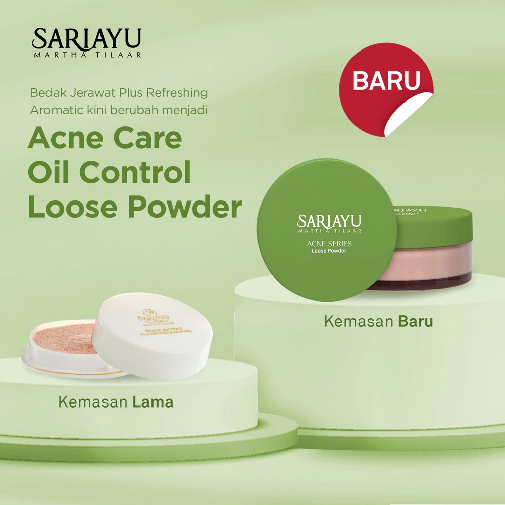 Martina Berto Sariayu Acne Care Oil Control Loose Powder