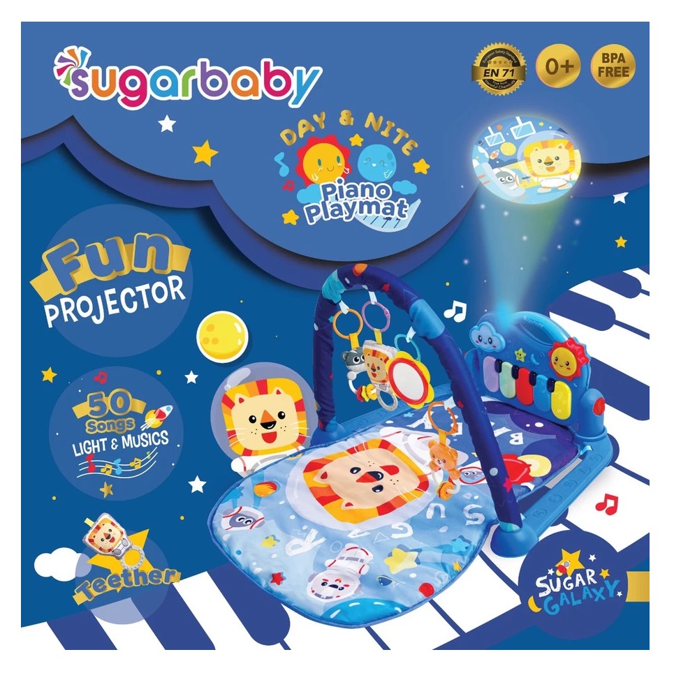 SugarBaby Day & Nite Piano Playmat 5