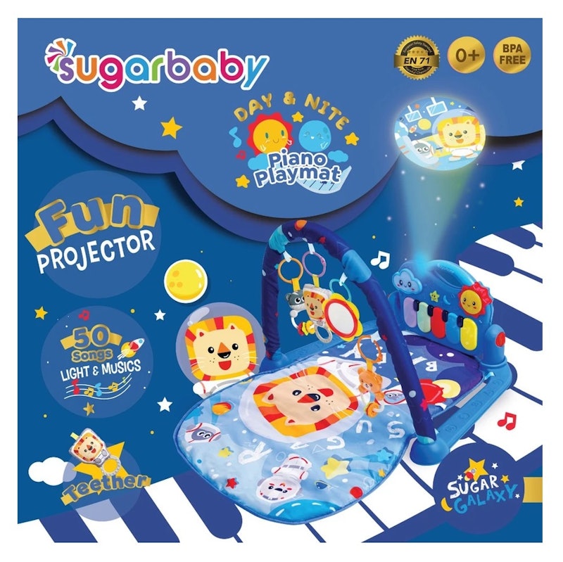 SugarBaby Day & Nite Piano Playmat 5