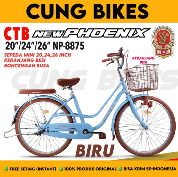 Roda Pasifik Mandiri NEW PHOENIX Citybike 26 Inch  NP-8875