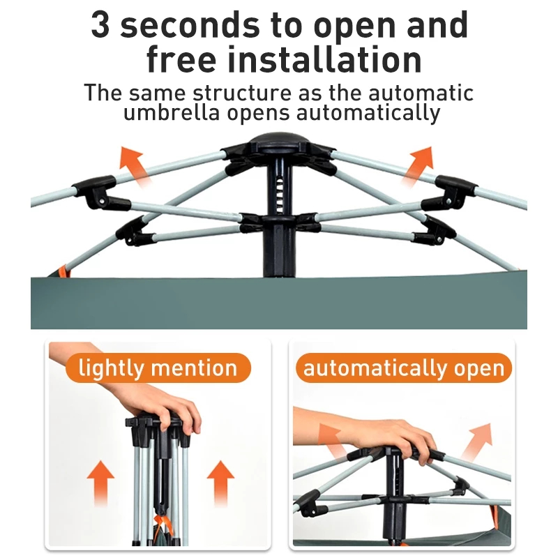  WTHB Outdoor Tenda Otomatis 1-2 Orang