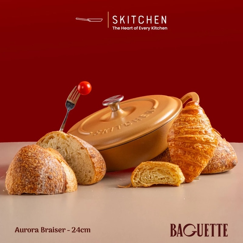 SKITCHEN Aurora Braiser Pan 4