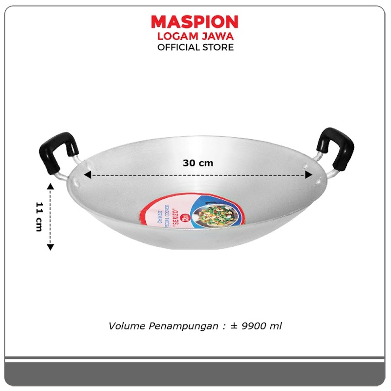 Maspion Sekizo Wajan Alumunium 30 cm 4