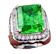 Batu Permata Natural Green Zamrud Moldavite 1