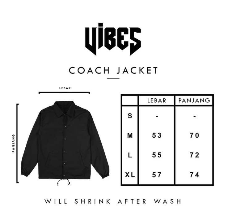  VIBES APPAREL Wirepeace Coach Jacket