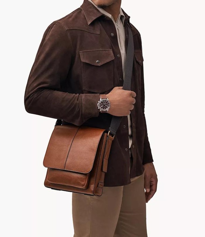 Fossil Kayden Courier Brown 2