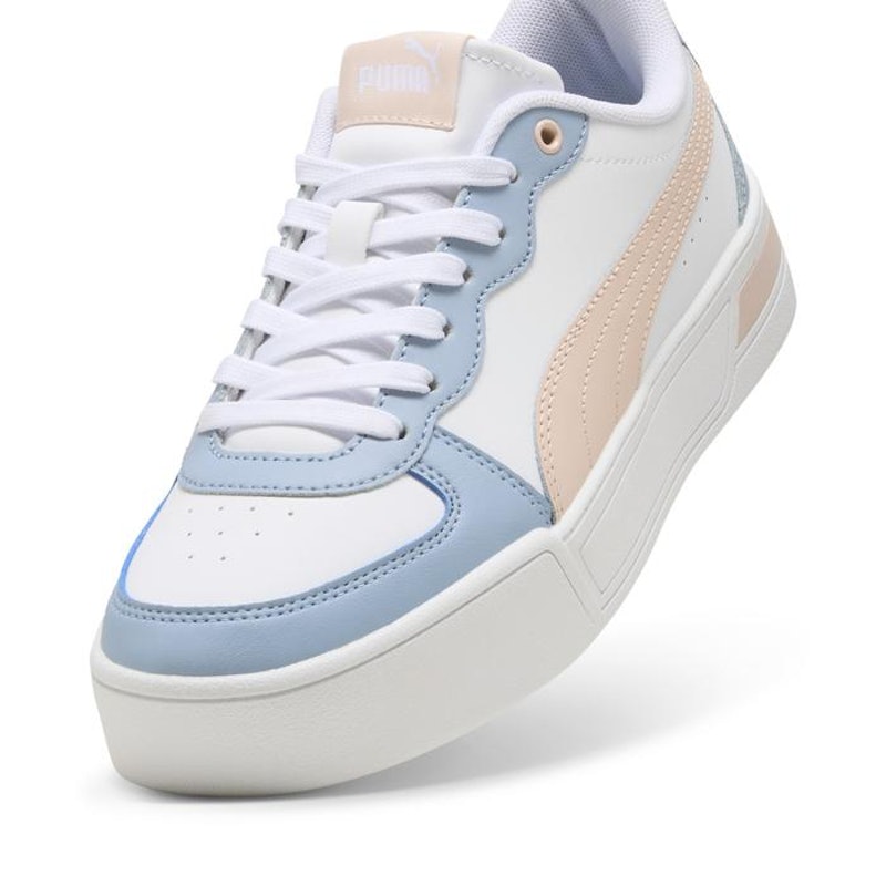 PUMA Sepatu Skye White Pink BlueWash 2