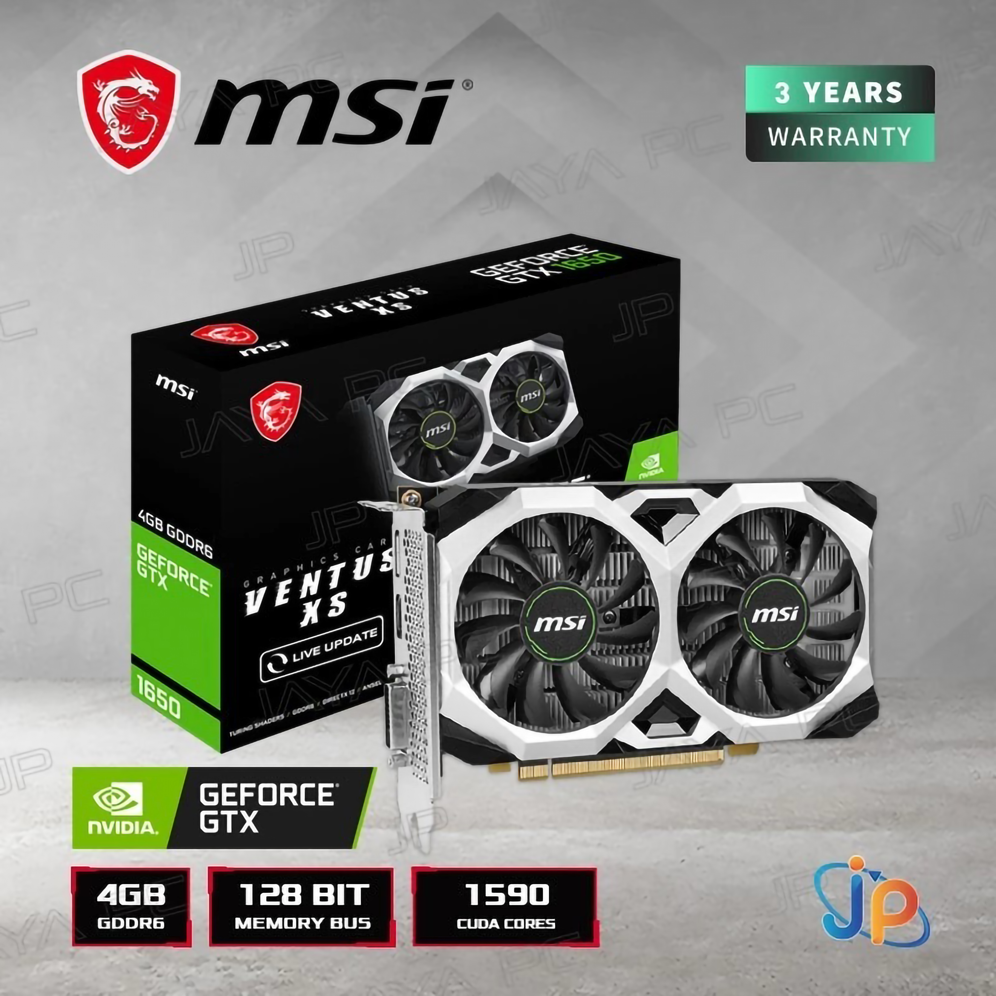 Micro-Star International MSI GeForce GTX 1650 Ventus XS OCV3 4GB DDR6