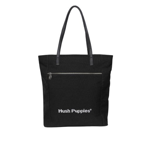 Hush Puppies Casual Canvas Tote Bag Black