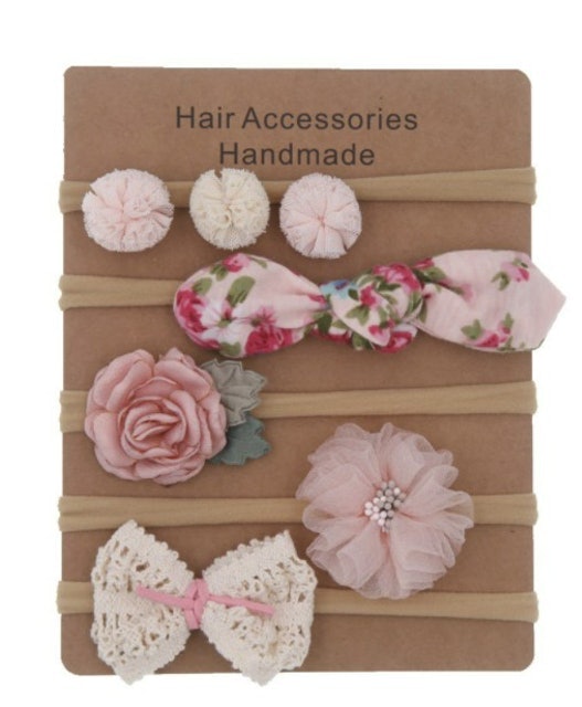Baby Nylon Headband 5 in 1