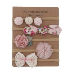 Baby Nylon Headband 5 in 1