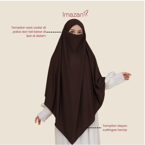  IMAZAN French Khimar Instan 4 in 1 Saida Series