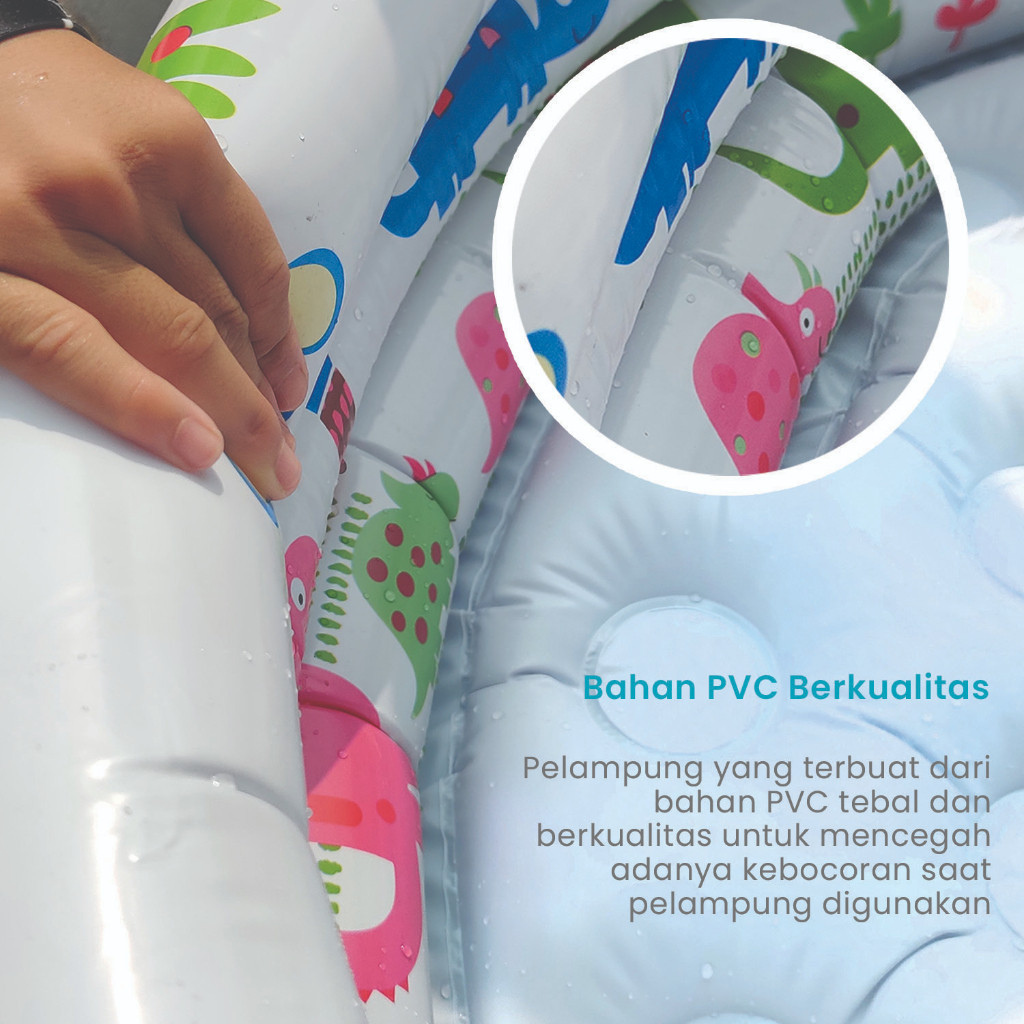  Xin Yue Kolam Renang Anak Motif Dinosaurus